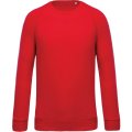 Heren Sweater Kariban BIO raglanmouwen Rood